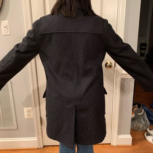 Shades of Grey Micah Cohen Y2K Wool Stadium Coat L - Picture 4 of 6